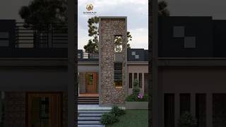 33' by 33' house plan | 33×33 house design | 2 bedroom budget house #home #ghar #housedesign