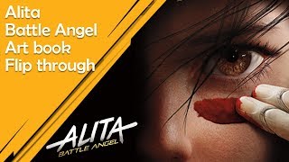 Alita Battle Angel Art book Flip Through