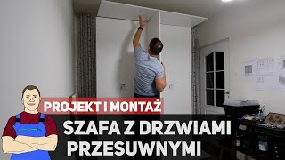 Montaż szafy z drzwiami przesuwnymi - projekt i składanie