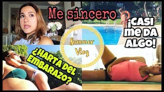 ☀️SUMMER VLOG 5☀️ Me afecta el EMBARAZO + un DÍA en mi VIDA (23 semanas de embarazo) | Familia