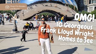 10 Georgeous Frank Lloyd Wright Homes That You Can See in Oak Park