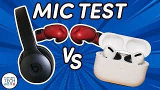 Apple AirPods Pro vs Beats Solo Pro Mic Test | Featured Tech (2021)