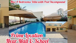 Nice 4 Bedrooms Villa With Swimming Pool.🏡🪴🌲🌺🥀 🏊‍♂️🏊‍♀️