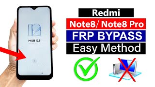 Redmi Note 8/ Note 8 Pro Google Account/ FRP Bypass - (Without Pc)- New Method