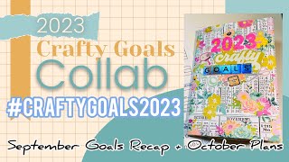 #CraftyGoals2023 Crafty Collab Video - September Goals Recap/Smashes + October Goals Plan!