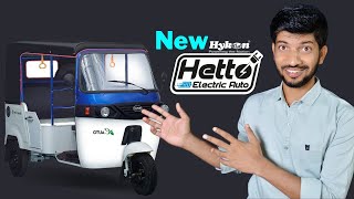 New Hykon Hetto Plus Electric Auto Rickshaw Launched🔥 full Review in hindi