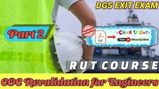 Revalidation Course for Engineers RUTC REO Part 2 | RUCE | PDF in Description