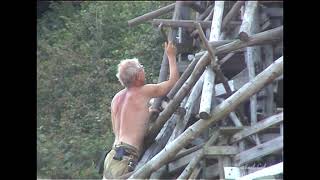 Lars Vilks working on Nimis August 2002