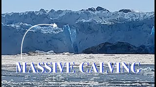 MASSIVE GLACIER CALVING AT BRUGGEN GLACIER (PIO XI), CHILE