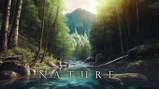 Nature - Beautiful Forest Sounds With Rain - Ambient Music