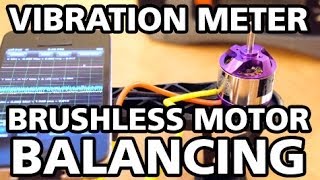 In depth video how to balance brushless motors using a vibration meter and tape - Ontaerial