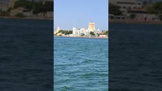 Rameswaram temple view from sea #shorts #travel #trending