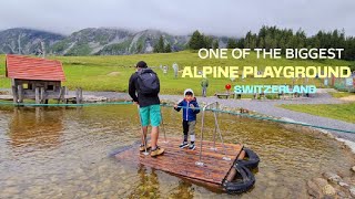 One of our favourite Alpine Playground in Switzerland #switzerland #swissalps #kidsfriendly #4k