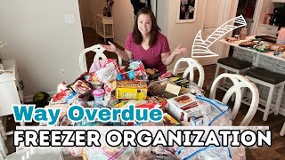 MAJOR FREEZER ORGANIZATION | Help me track, plan and organize!