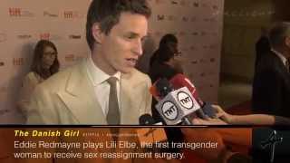 TIFF 15 - Eddie Redmayne transforms into "The Danish Girl"