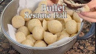 Cách Làm Bánh Ram Theo Kiểu Buffet Loại Nhỏ Mềm Dẻo Thơm Ngon 0 Bị Nổ  -  Sesame Balls With Red Bean