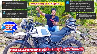 Answering To My Subscribers Comments About My New BS6 Himalayan | Tamil |Reply Session - 1 |