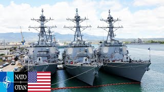 US Navy, Japanese Navy, Canadian Navy, Australian Navy Arrive at Joint Base Pearl Harbor-Hickam