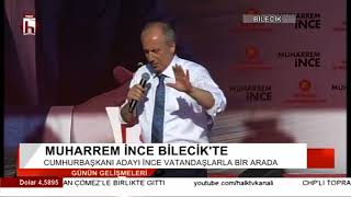 Muharrem İnce AKP'lileri sıraya dizdi bir bir cevap verdi   Erdoğan ve Başbakan'ı topa tuttu