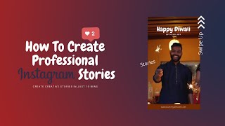 How To Create Professional Instagram Stories | Canva Tutorial | Hindi