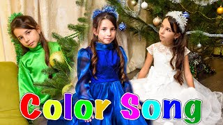 Учим цвета под песню Color Song | Learn Colors with Eva's Color Song