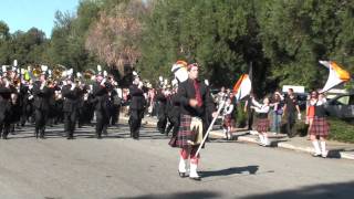 San Mateo High School Marching Band at Feste Del Mar on 10-01-11