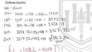 LHS Higher Mathematics - Recurrence Relations 1 - Introduction