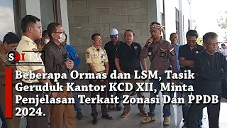 Beberapa Ormas dan LSM, Tasik Geruduk Kantor KCD XII, Minta Penjelasan Terkait Zonasi Dan PPDB 2024