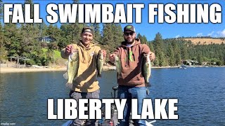 Fall fishing with swimbaits