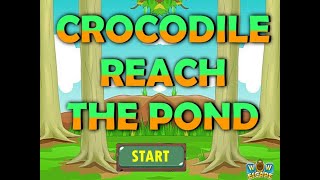 crocodile reach the pond video walkthrough