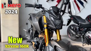 2024 New Hero Xtreme 160R 4V  With Dual Channel ABS | 7 New Updates | Detail Review | On Road Price🔥