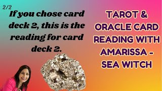 If you chose card deck 2 with the pyrite, here is your reading! 😎⭐💖💫