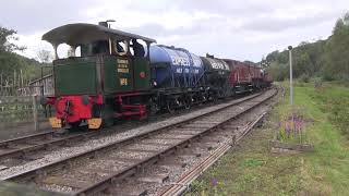 Bruxelles Tramways No 8 'Lucie' - shunting Freight at Levisham [NYMR]