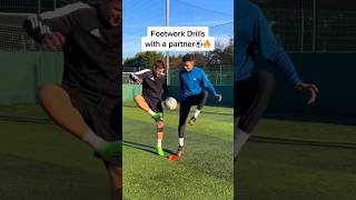 FOOTWORK DRILLS WITH A PARTNER #soccer #football #fussball