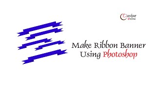 | Photoshop Tutorial | How to Make Ribbon Banner | Dushan Online |