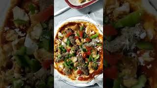 sekh kabab and Tikka pizza #kitchen with Munazza Amir