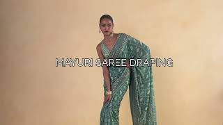 Mayuri Saree Draping video for Website!