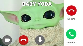 PLATICA CON BABY YODA POR TELÉFONO 📲😊 / DIVERTIDA LLAMADA