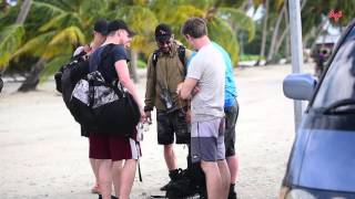 Star Wars crew in Maldives