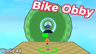 Obby But You're on a Bike (World 44) [Roblox]