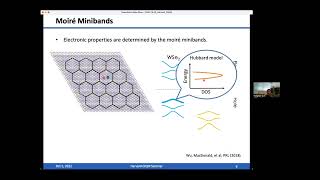 YongTao Cui:Correlated Electron States TMD Moire Superlattices Probed Microwave Impedance Microscopy