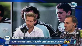 Latorre: "Me da la sensación de que Tevez se fue alejando de ese pibe de barrio y Riquelme no"