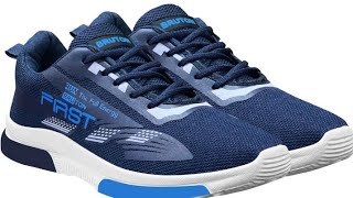 BRUTON Trendy Sports Running Running Shoes For Men (Blue, White)