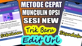 MENGATASI AKUN FB ANDA DI KUNCI TERKUNCI SESI NEW BARU MERUBAH MEMUNCULKAN OPSI KIRIM KODE EMAIL