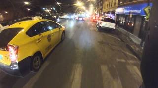 Chicago Biking in Winter - Friday Night