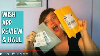 WISH APP Review and Unboxing - I got 4 packages to open!