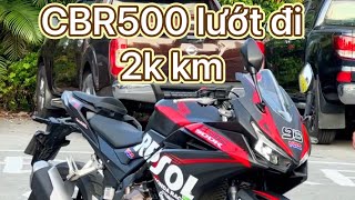 CBR500R lướt đi 2k km, quá đẹp cả về xe và về giá