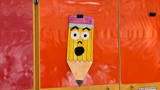 Pencil Person Craft- Elementary Art