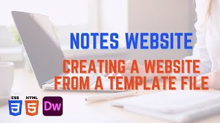 Creating a Website from a Template File