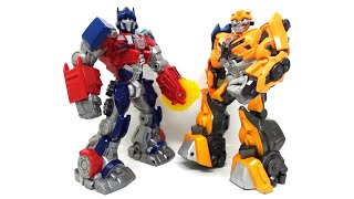 My First Transformer Toys | Transformers DOTM Optimus Prime and Bumblebee